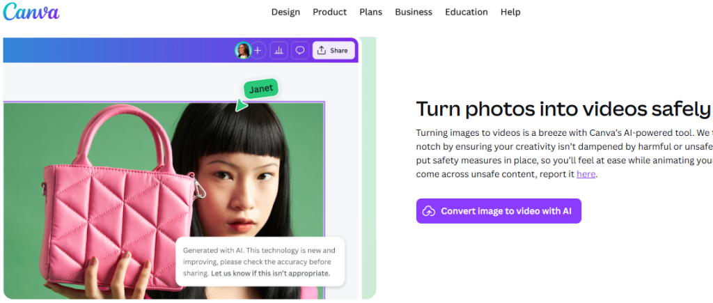 Canva Image-to-Video 'Natural Movement' glitches Fixed on Pro